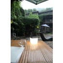 Lutec 6908001337 LED Außen-Solar-Tischleuchte Table Cube 1x1W | 3000K | IP44 - tragbar, grau