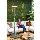 Lutec 6910802335 LED tragbare Außen Solarleuchte Poppy 1x8W | 3000K | IP54 - einzigartiges Design, Bluetooth-Lautsprecher