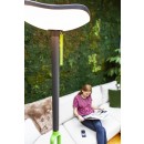 Lutec 6910802335 LED tragbare Außen Solarleuchte Poppy 1x8W | 3000K | IP54 - einzigartiges Design, Bluetooth-Lautsprecher