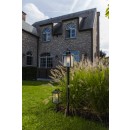 Lutec 7273601012 Außenstehleuchte Kelsey 1x40W | E27 | IP44 - Leuchtenschirm mit Wassertropfen-Efffekt