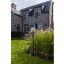 Lutec 7273601012 Außenstehleuchte Kelsey 1x40W | E27 | IP44 - Leuchtenschirm mit Wassertropfen-Efffekt