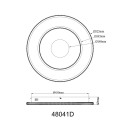 Globo MARSH 48041D LED Deckenleuchte | 30W LED | 1362lm