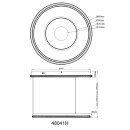 Globo MARSH 48041H LED Pendelleuchte | 54W LED | 2035lm