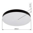Globo 12384-36 LED Deckenleuchte MATTHEW  | 36W integrierte LED-Quelle | 3400lm | 3000+4000+6500K