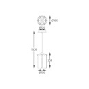 Zuma Line 003064-028406 Pendelleuchte NIRA E14