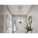 Globo MELISAND 67386-24CH LED Deckenleuchte | 24W LED | 1512lm