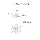 Globo MELISAND 67386-24S LED Deckenleuchte | 24W LED | 1320lm