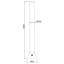 Globo 9016 LED Stehleuchte Mendoza 9x0,06W | 4lm | RGB - Silber