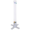 Globo 9017 LED Stehleuchte Mendoza 9x0,06W | 4lm | RGB-Silber