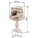 Globo 21690 Tischlampe Metallic 1x40W | E14 - Sand