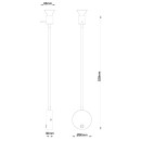 Globo 57310B Wandleuchte Milly 1x35W | GU10 - Schalter am Körper, flexibler Arm, schwarz