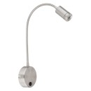 Globo 57311N LED Wandleuchte Milly 1x3W | 180lm | 3000K - Schalter am Körper, Nickel