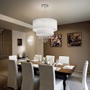Ideal Lux 122588 Wandleuchte mit Richtungsleuchte 1x40W Argento Opera | E14 und 1x1W - grau