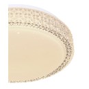 Globo 41749-12 LED Deckenleuchte Ovi 1x12W | 890lm | 2700-4200-6500K - funkelnder Effekt, dimmbar, weiß, opal