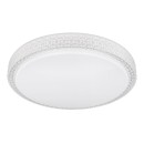 Globo 41749-22 LED Deckenleuchte Ovi 1x22W | 1600lm | 2700-4200-6500K - funkelnder Effekt, dimmbar, weiß, opal