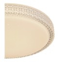 Globo 41749-22 LED Deckenleuchte Ovi 1x22W | 1600lm | 2700-4200-6500K - funkelnder Effekt, dimmbar, weiß, opal