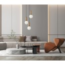 Italux PND-02340-3S-BRO Pendelleuchte Aldeva E27