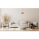 Italux PND-22132-1S-GD-AMB Pendelleuchte Vinoti E27