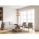 Italux PND-26476-1-BRO-AMB Pendelleuchte Gavino E27