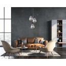 Italux PND-27812-3A-BK-SG Pendelleuchte Zulo E27