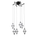 Italux PND-34395-6-BK LED Pendelleuchte Fuente | 30W LED | 1795lm | 3000K