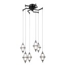 Italux PND-34395-6-BK LED Pendelleuchte Fuente | 30W LED | 1795lm | 3000K