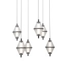 Italux PND-34395-6-BK LED Pendelleuchte Fuente | 30W LED | 1795lm | 3000K