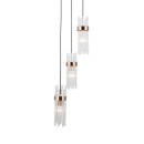 Italux PND-40760-3-BK-HBR Pendelleuchte Taraso E14