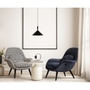 Italux PND-541101-BK Pendelleuchte Drello | 1x40W E27