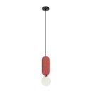 Italux PND-59815-1-RED Pendelleuchte Lorenzo G9