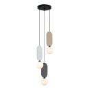 Italux PND-59815B-3-MLTI Pendelleuchte Lorenzo G9