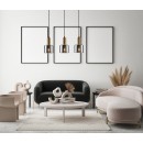 Italux PND-65342-3-BRO+SG Pendelleuchte Santia E27