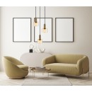 Italux PND-65342-3A-BRO+AMB Pendelleuchte Santia E27