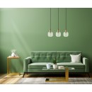 Italux PND-67594-3-BRO+CL Pendelleuchte Lamezia E27