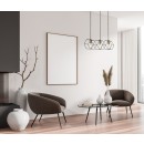 Italux PND-74889-3-BK Pendelleuchte Aina E27