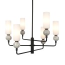 Italux PND-95331-6-BK Pendelleuchte Santos G9