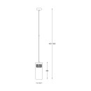 Zuma Line 003064-011294 Pendelleuchte GEM G9