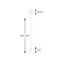 Zuma Line 003064-028131 LED Pendelleuchte ENCELADUS integrierte LED-Quelle