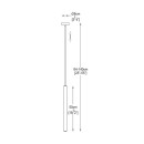 Zuma Line 003064-003490 LED Pendelleuchte LOYA integrierte LED-Quelle