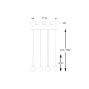 Zuma Line 003064-028110 Pendelleuchte ARCTURUS G9