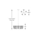 Zuma Line 003064-028145 Pendelleuchte TAZZA E14