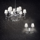 Ideal Lux Hängeleuchte Pantheon Argento SP9 9x40W E14 - rustikal, komplex