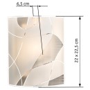 Globo 40403W2 Wandleuchte Paranja 1x60W | E27