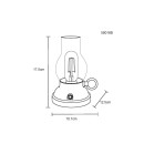 Globo PETRO 58016B LED Tischlampe | 1W LED | 65lm | 2700K