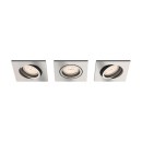 Philips 50403/17/PN Spotleuchte Donegal 3x5,5W | GU10 - Dreierpack