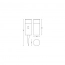 Philips Hue 17420/30/P7 Außensäule Calla 1x8W | 2200-6500K | IP44 - White and Color Ambiance