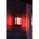 Philips Hue 17430/30/P7 Außenwandleuchte press 1x8W | 2200-6500k | IP44 - White and Color Ambiance