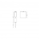 Philips Hue 17434/30/P7 LED Sockelleuchte press 1x8W | 2200-6500K | IP44 | RGB - White and Color Ambiance