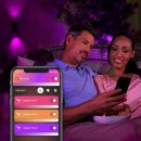 Philips Hue 17463/30/P7 LED Außenwandleuchte Appear 2x8W | RGB - White and Color Ambiance