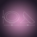 Philips Hue 8718699770983 LED Tischleuchte Bloom 1x7,1W | 2000-6500K - Bluetooth, RGB, intelligent